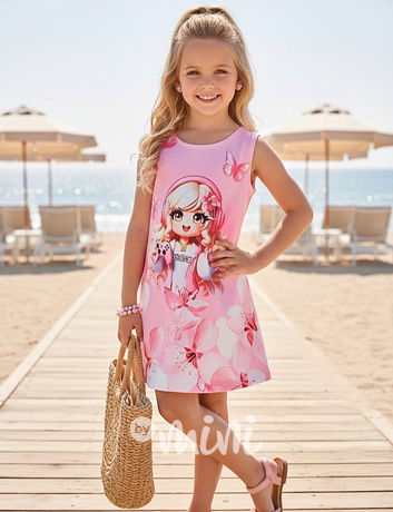 ROBLOX letní šaty růžové