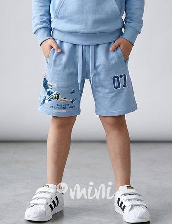 Bavlněné kraťasy fotbal nebeské