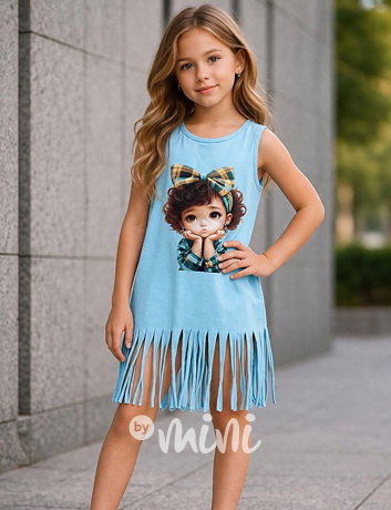 Sweetie letní šaty nebeské