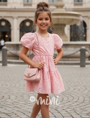 Letní madeira šaty pink