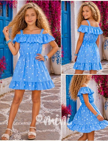 Puntíkaté hispánky BLUE