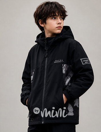 Podzimní přechodová bunda DESIGN černá
