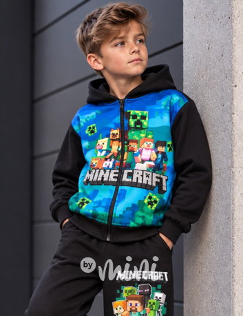 Minecraft zateplená mikina