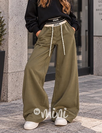 Khaki vibe lounge tepláky
