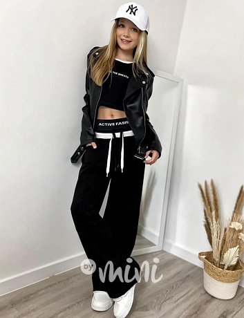 Active fashion maxi švédy black