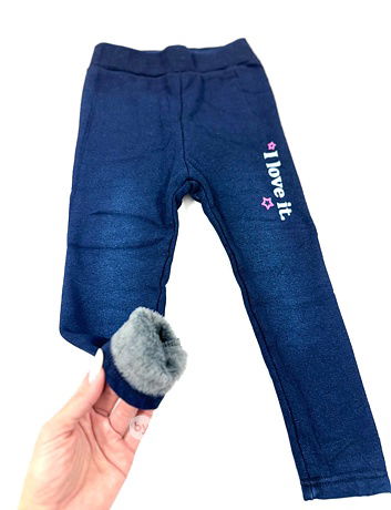 SUPER THERMO denim legíny Love it