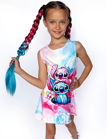 Lilo & Stitch letní šaty RAINBOW