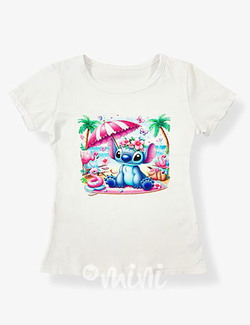 Lilo & Stitch triko BEACH bílé