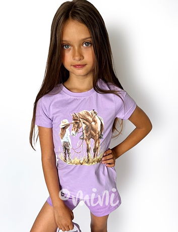 Triko HORSE lila
