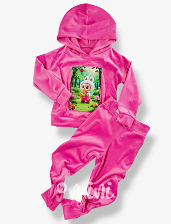 Labubu soft velur souprava PINK