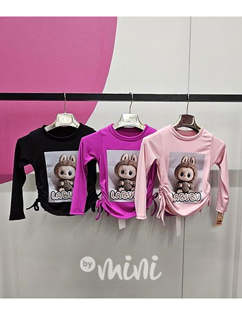 Labubu blůzka na stahování PINK