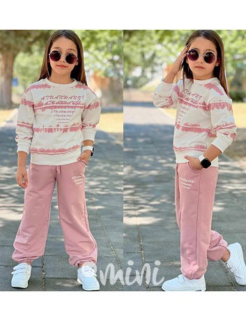 Tepláková souprava pink ombre