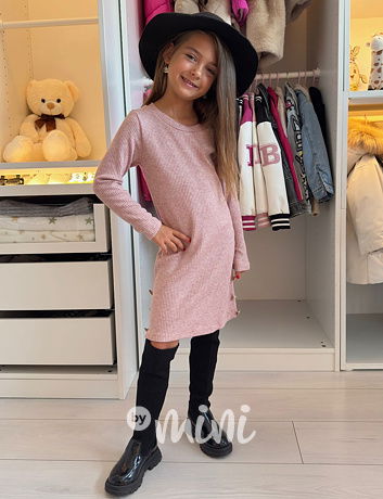 Podzimní šaty pink