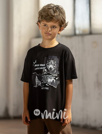 Mash Mnie triko wolf černé