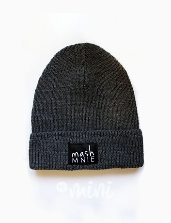 Mash Mnie pletená čepice dark grey