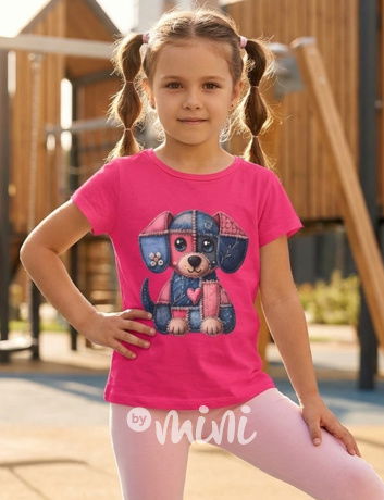 Pejsek triko růžové