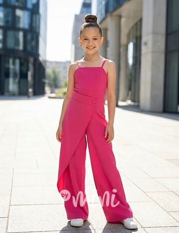 Elegant letní overal malinový