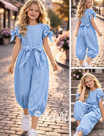 Mašličkový overal nebeský