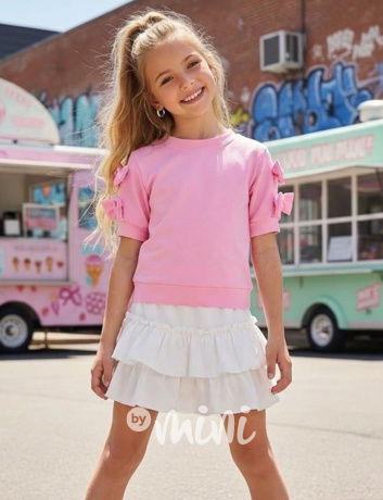 Mašličková blůzka růžová