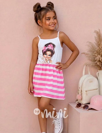 Letní marina sweetie šaty pink