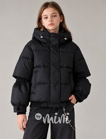 Urban puff bunda černá