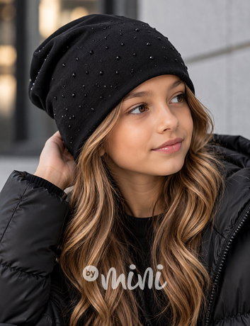 SHINE beanie čepice černá