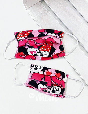 Rouška - Minnie pink