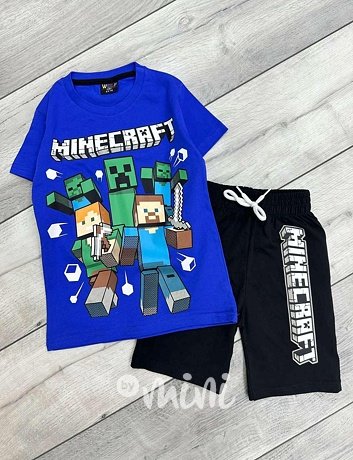 Minecraft letní set blue