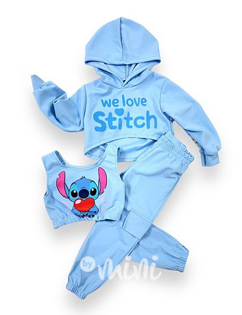 Lilo & Stitch sporty trojkomplet blue