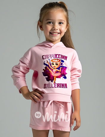 Ballerina Cappuccina mikina růžová
