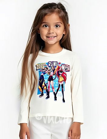 Demon Hunters blůzka GIRLS krémová