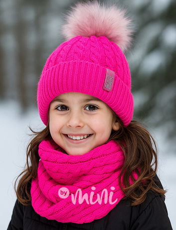 SUPER TERMO kulich + maxi nákrčník Magenta