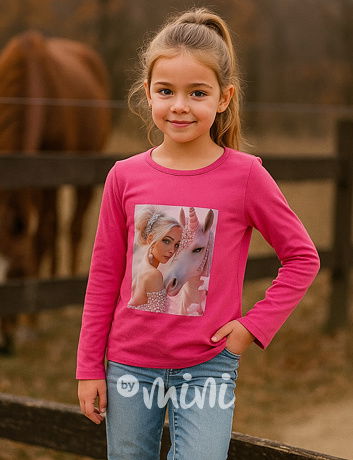 UNICORN beauty blůzka růžová