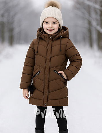 Zimní kabát Lily chocolate