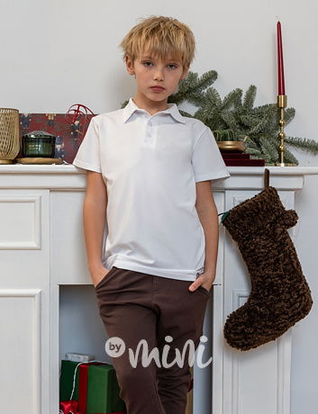 All for kids polo triko white