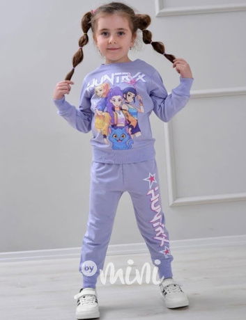 Huntrix tepláková souprava lila