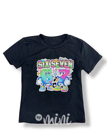 Six Seven triko černé