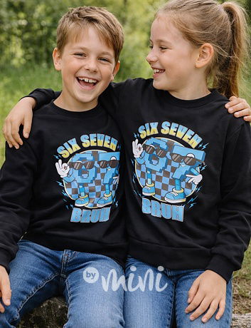 Six Seven mikina černá