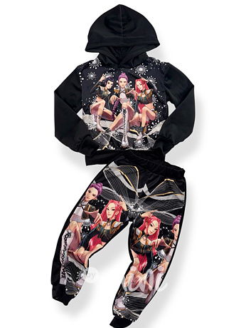 Demon Hunters soft velur souprava