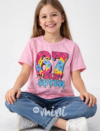 Six Seven triko růžové