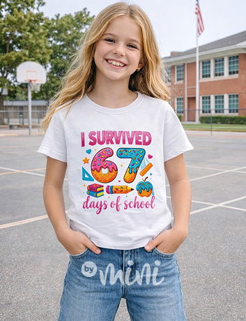 Six Seven triko bílé