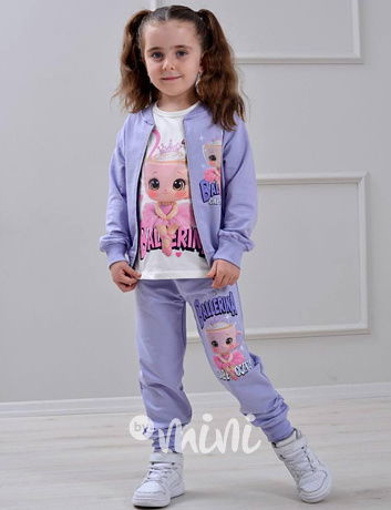 Ballerina Cappuccina souprava lila