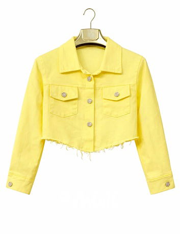 Sunshine crop denim bunda