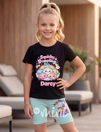 Squishy dumpling triko Darcy černé
