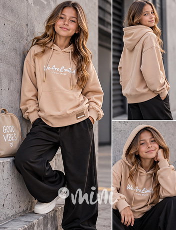 Limited mikina béžová