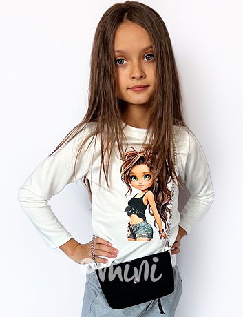 Fashion girl blůzka s kabelkou