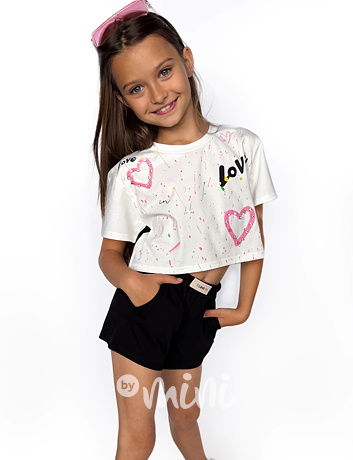 LOVE crop triko PREMIUM