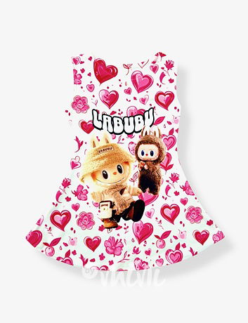 Labubu letní šaty LOVE
