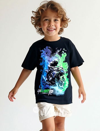 UNLIMITED triko blue/green