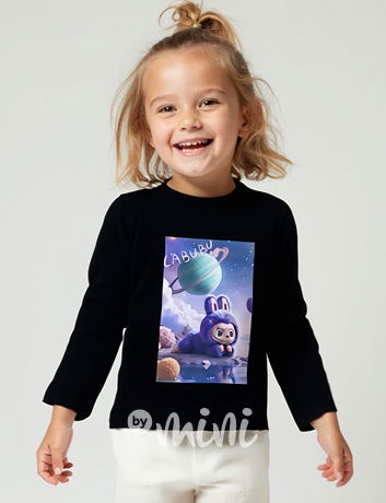 Labubu longsleeve triko UNIVERSE černé
